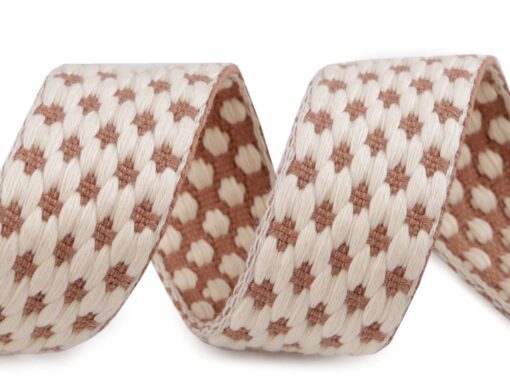 Gurtband 4cm Taupe 3D