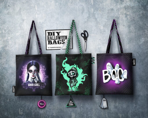 Canvas DIY Halloween Bag Thorsten Berger