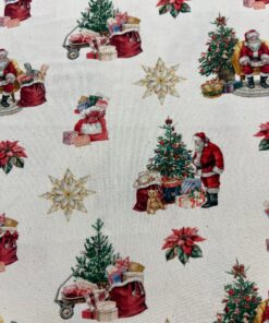 Baumwolle Webware Weihnachtsmann