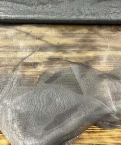 Deko Organza Silbergrau