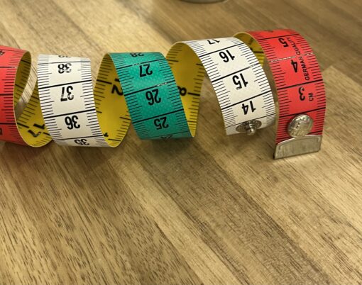 Massband mit Druckknopf 150cm