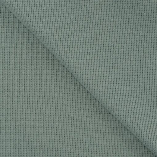 Waffel Jersey Uni Dusty mint