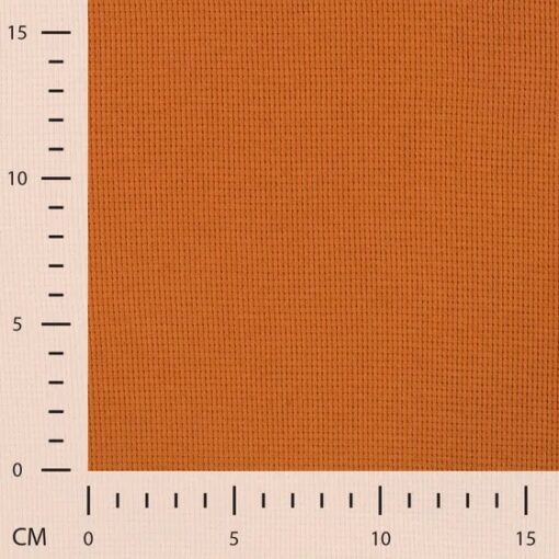 Waffel Jersey Uni Cognac
