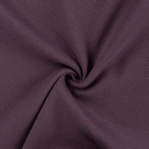 Waffel Jersey Uni Mauve
