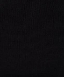 Waffel Jersey Uni Schwarz