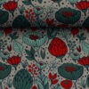 Canvas Swafing Blumen Grau Garden stories by Emjo Design