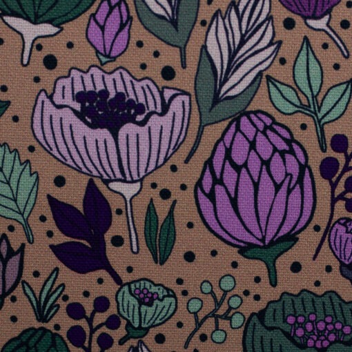 Canvas Swafing Blumen alt Rosa Garden stories by Emjo Design