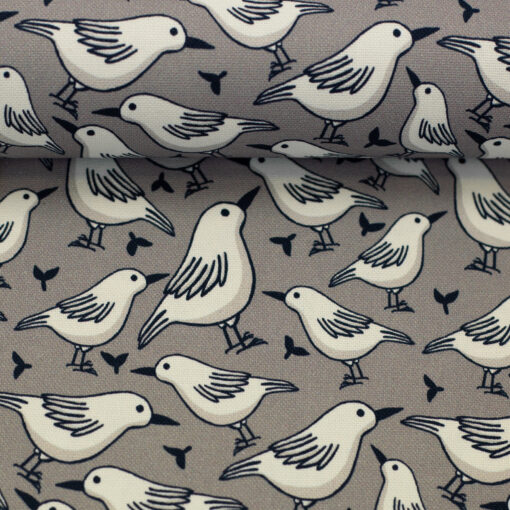 Canvas Swafing Möwe Grau Garden stories by Emjo Design