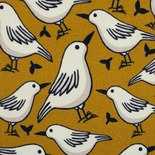 Canvas Swafing Möwe Senf Garden stories by Emjo Design