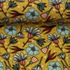 Canvas Swafing Blumenmeer Senf Garden stories by Emjo Design