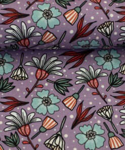 Canvas Swafing Blumenmeer Flieder Garden stories by Emjo Design