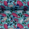 Canvas Swafing Blumenmeer Türkis Garden stories by Emjo Design