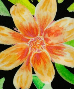Viskose Malis Fleur noir