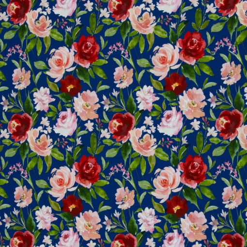 Jersey Jule Rosen blau