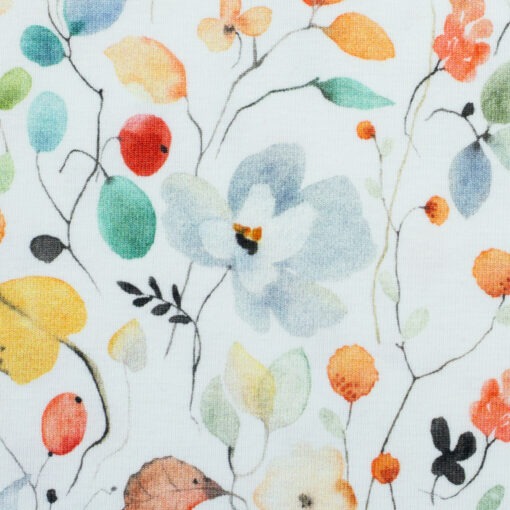 Jersey Jule Aquarell Blümchen