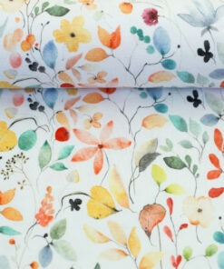 Jersey Jule Aquarell Blümchen