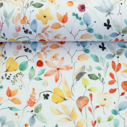 Jersey Jule Aquarell Blümchen