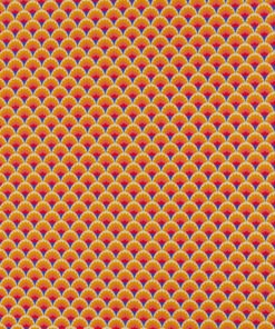 Jersey Feather Fan Orange