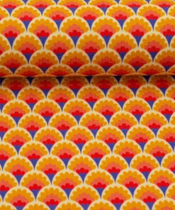 Jersey Feather Fan Orange