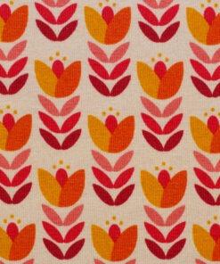 Jersey Feather Fan Ecru