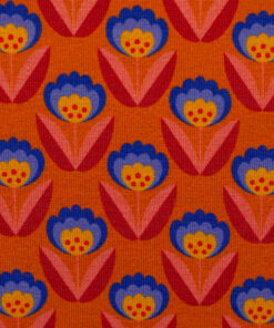Jersey Feather Fan Orange