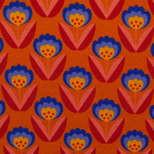 Jersey Feather Fan Orange