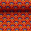 Jersey Feather Fan Orange