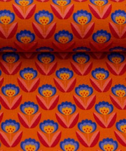 Jersey Feather Fan Orange