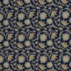 Canvas Retro Flowers Marine