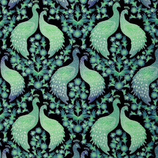Canvas Swafing Peacock Wedding