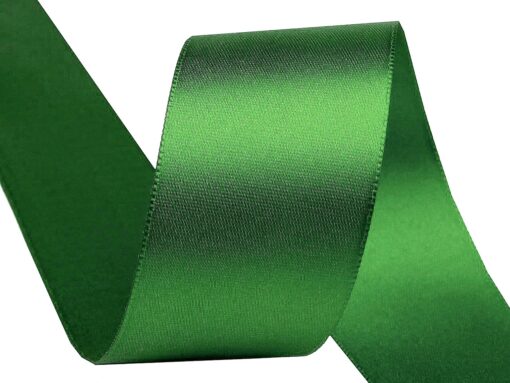 Satinband / Atlasband 40mm Grün