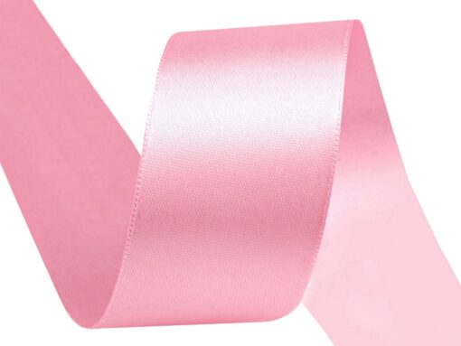 Satinband / Atlasband 40mm Rosa