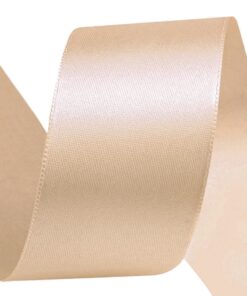 Satinband / Atlasband 40mm dunkel Gold