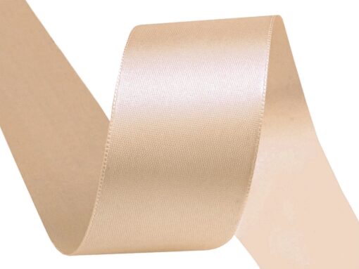 Satinband / Atlasband 40mm dunkel Gold