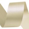 Satinband / Atlasband 40mm Creme