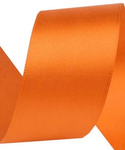 Satinband / Atlasband 40mm Orange