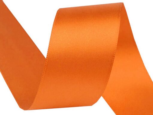 Satinband / Atlasband 40mm Orange