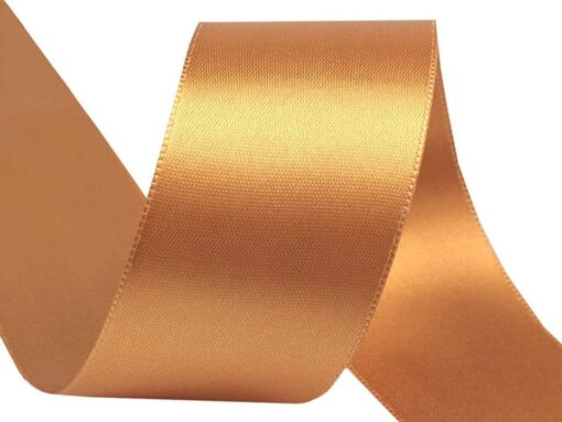 Satinband / Atlasband 40mm Gold