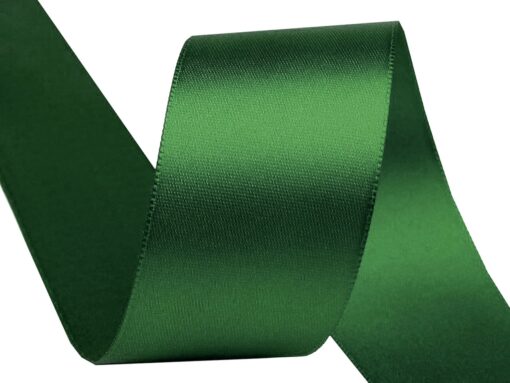 Satinband / Atlasband 40mm dunkel Grün