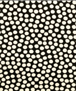 Viskose Dotties auf Schwarz