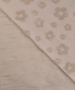 Jersey Jacquard Flower sand