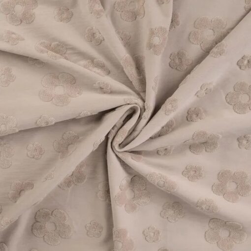 Jersey Jacquard Flower sand