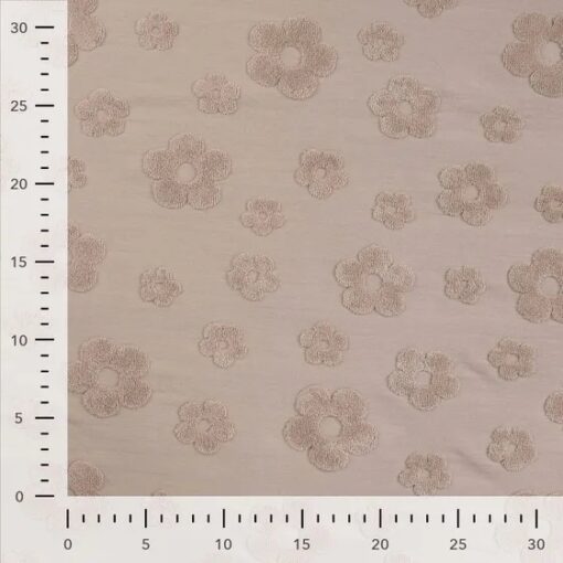 Jersey Jacquard Flower sand