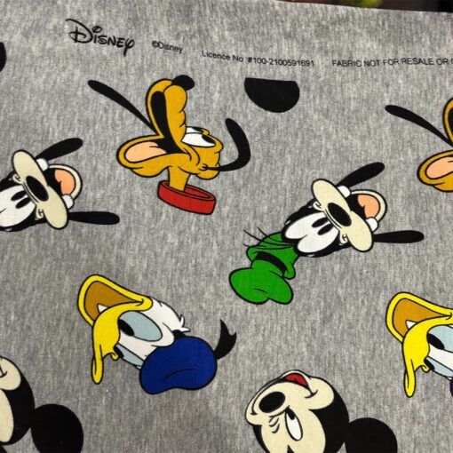 French Terry Mickey Mouse & co.