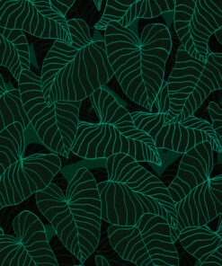 Viskose Thorsten Berger Tropical Forest petrol