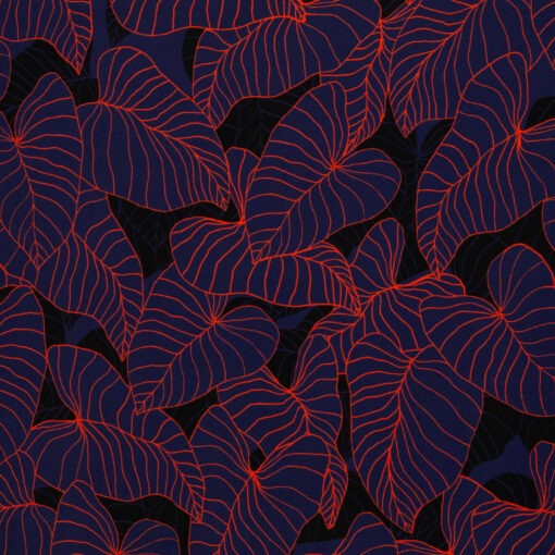 Viskose Thorsten Berger Tropical Forest navy