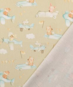 Baumwolle Sonntags ausfahrt beige