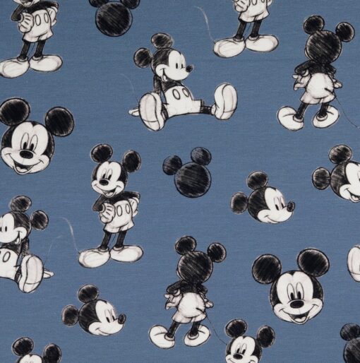 Jersey Mickey Mouse denim