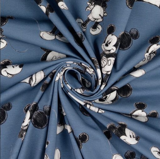 Jersey Mickey Mouse denim
