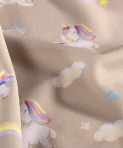 Softshell Einhorn mit Regenbogen